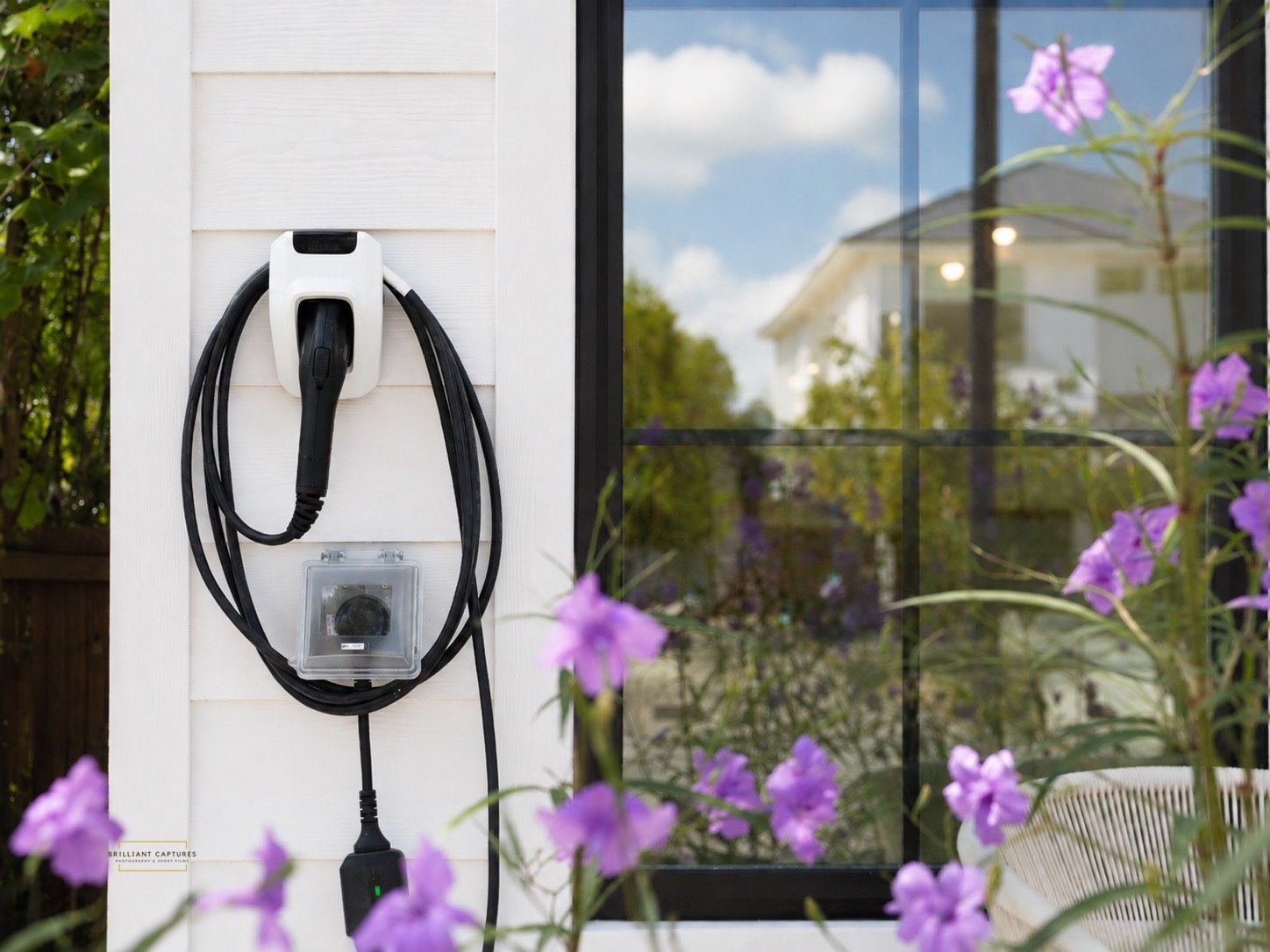 EV charger on the driveway at The Urban Casa
